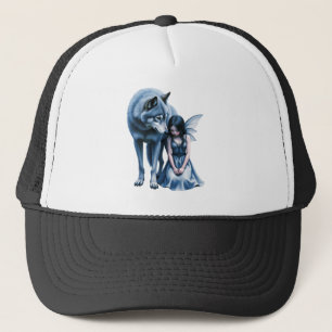 Moonlit Bond – The Wolf and the Gothic Fairy. Trucker Hat