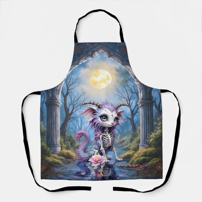 Moonlit Bones – Guardian of Forgotten Dreams.  Apron (Front)