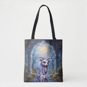 Moonlit Bones – Guardian of Forgotten Dreams. Tote Bag
