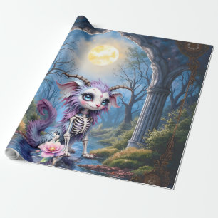 Moonlit Bones – Guardian of Forgotten Dreams. Wrapping Paper
