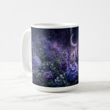 Moonlit Botanica Crescent Garden Coffee Mug