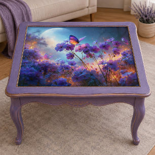 Moonlit Butterfly Flower Meadow Decoupage Tissue Paper
