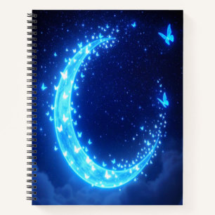 Moonlit Butterfly Journal - Magical Notebook