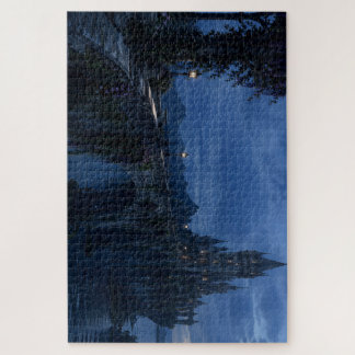 Moonlit Castle Bridge Jigsaw Puzzle