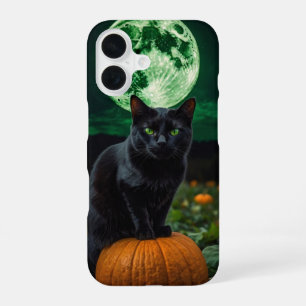 Moonlit Cat iPhone 16 Case