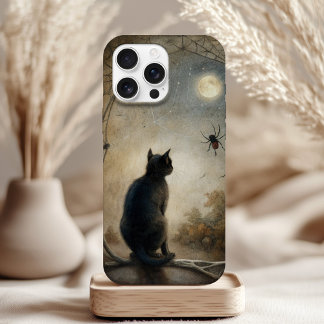 Moonlit Cat Phone Case – Mystical Familiar Design