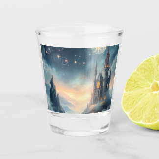  Moonlit Celestial Castle Shot Glass