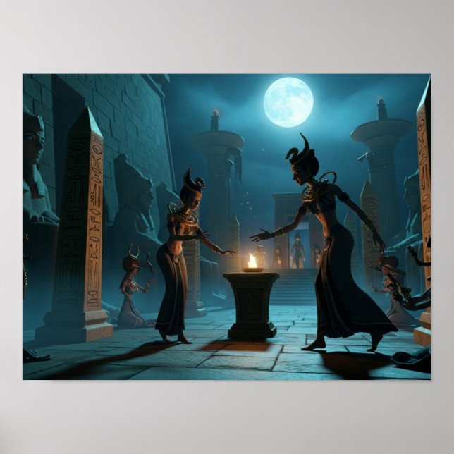  Moonlit Ceremony Poster (Front)