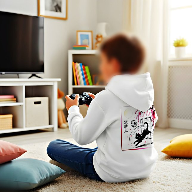 Moonlit Cherry Blossom Cat Soccer for japaness art (Creator Uploaded)