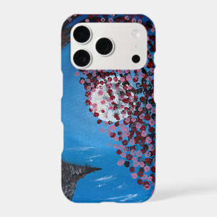     Moonlit Cherry Blossom - handmade artwork 