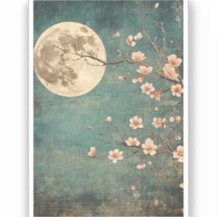 Moonlit Cherry Blossom Serenity