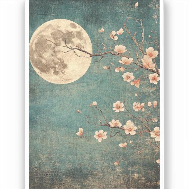 Moonlit Cherry Blossom Serenity (Front)