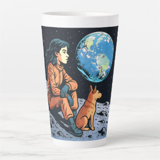 Moonlit Companions Latte Mug