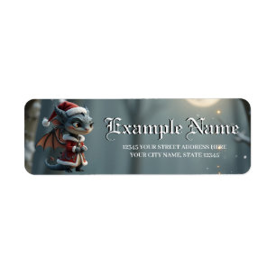 Moonlit Cookie Bandit – The Grey Christmas Dragon.