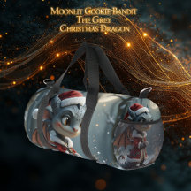 Moonlit Cookie Bandit – The Grey Christmas Dragon.