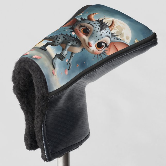 Moonlit Creature Caelum Tickwing  Golf Head Cover (3/4 Front)