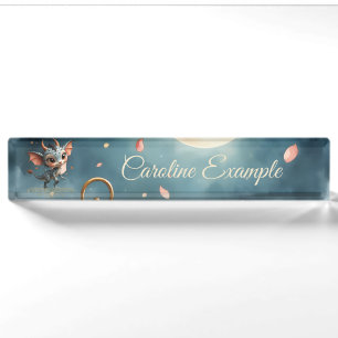 Moonlit Creature Caelum Tickwing Nameplate