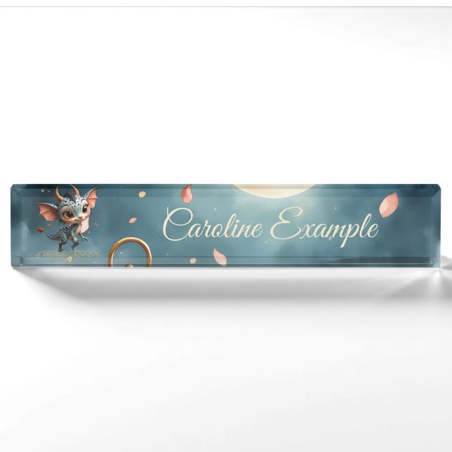 Moonlit Creature Caelum Tickwing  Nameplate (Front)