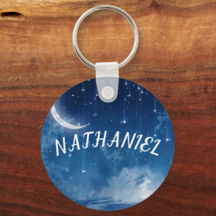 MOONLIT DREAMS KEYCHAIN PERSONALIZED CELESTIAL
