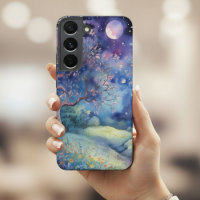 Moonlit Enchanted Forest Nightscape