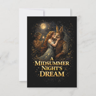 Moonlit Enchantment Thank You Card