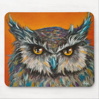Moonlit Eyes Mouse Pad