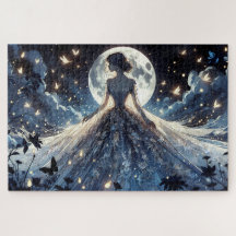 Moonlit Fairy Princess Celestial Gown