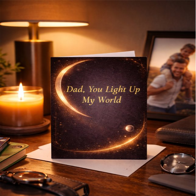 Moonlit Father’s Day Keepsake Card from Daughter (Creator Uploaded)