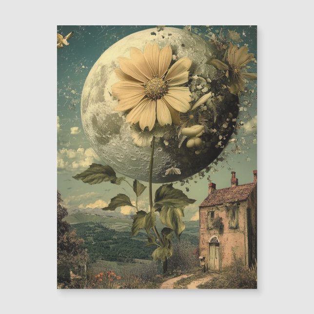 Moonlit Flower & Vintage Charm (Front)