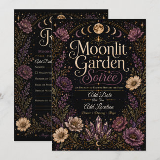 Moonlit Garden Soirée Invitation