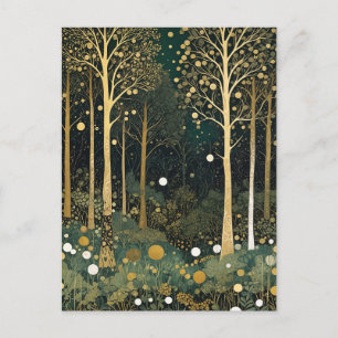 Moonlit Golden Grove Postcard