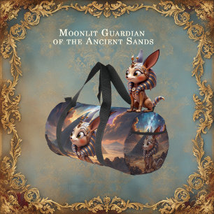 Moonlit Guardian of the Ancient Sands. Duffle Bag