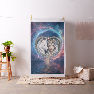 Moonlit Guardian of the Eternal Heart. Fabric