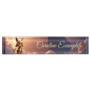 Moonlit Guardian of the Eternal Sands. Nameplate