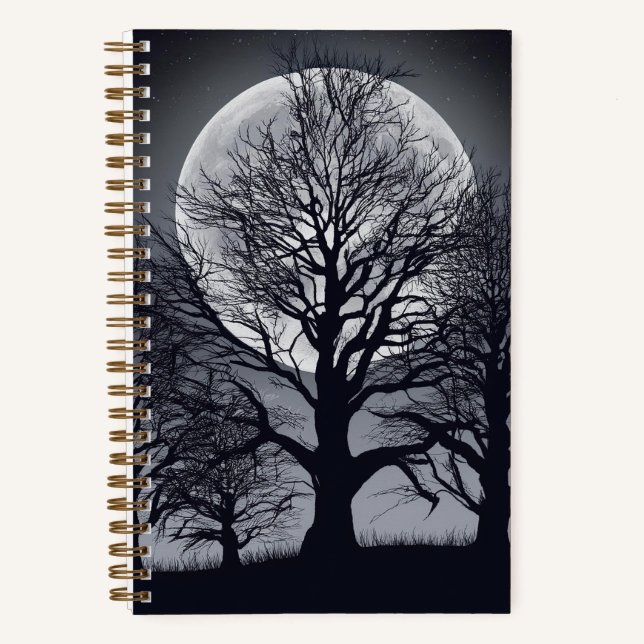 "Moonlit Haunt" Journal (Front)