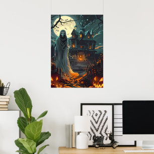 Moonlit Haunting – Ghost of the Haunted Manor Poster