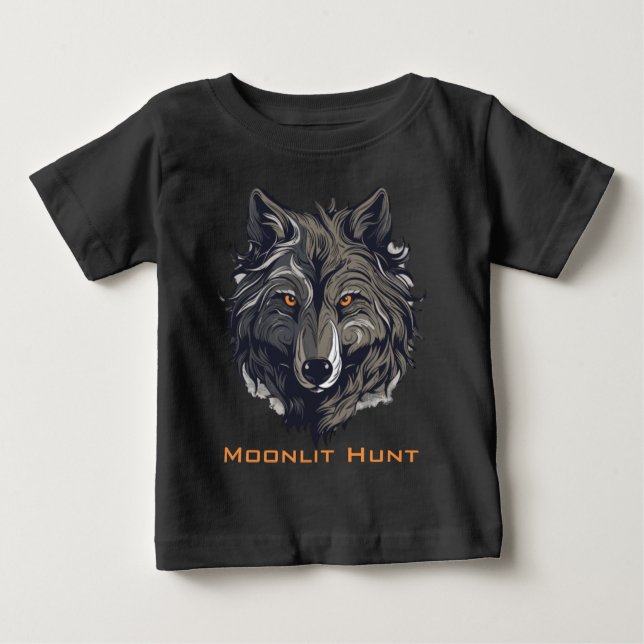 Moonlit Hunt Baby T-Shirt (Front)