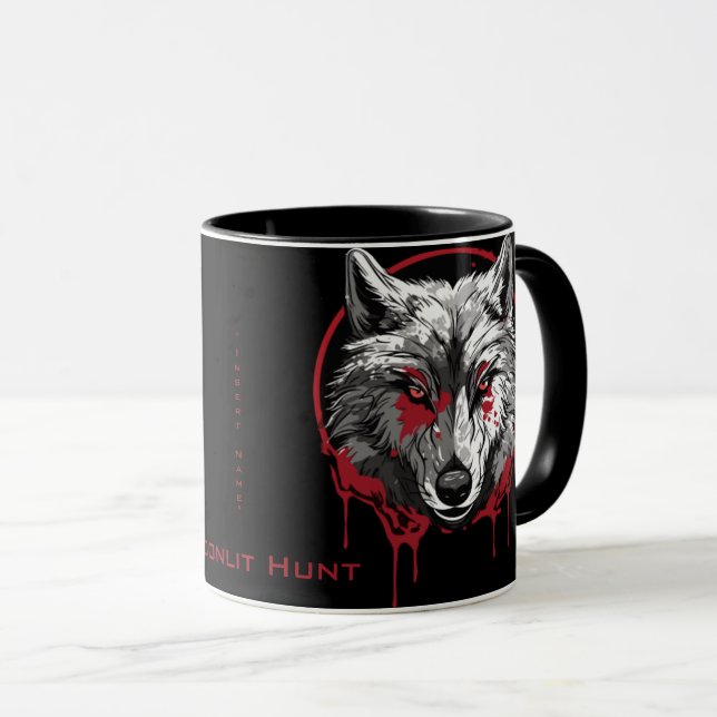 Moonlit Hunt Mug (Front Right)