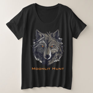 Moonlit Hunt Plus Size T-Shirt