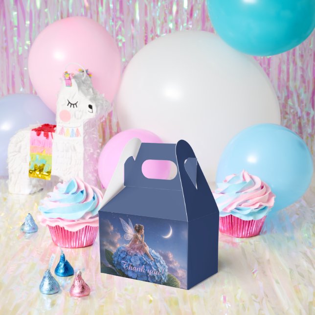 Moonlit Hydrangea Fairy Thank you Favour Box (Party)