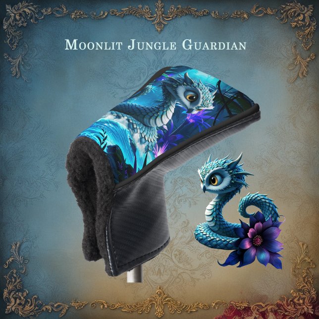 Moonlit Jungle Guardian – Enchanted Owl  Golf Head Cover (Creator Uploaded)