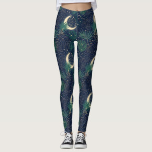 Moonlit Jungle Print Leggings