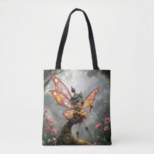 Moonlit Keeper of Clockwork Light. Tote Bag