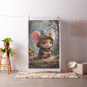 Moonlit Keeper of Tiny Wonders. Fabric