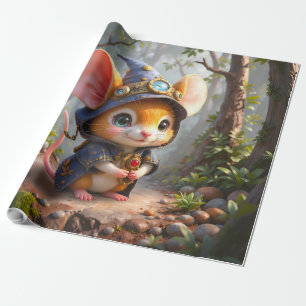 Moonlit Keeper of Tiny Wonders. Wrapping Paper