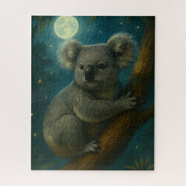 Moonlit Koala Perch Jigsaw Puzzle (Vertical)