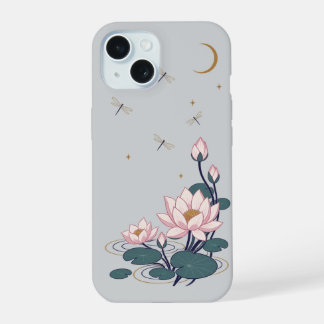 Moonlit Lotus Pond iPhone 15 Case