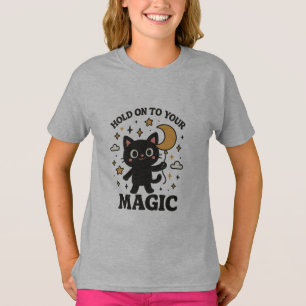 Moonlit Magic Cat T-Shirt