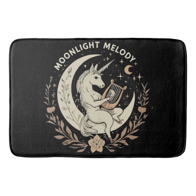 Moonlit Melody Bath Mat (Front)