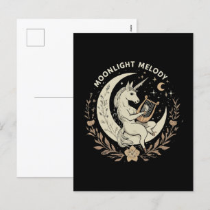 Moonlit Melody Holiday Postcard